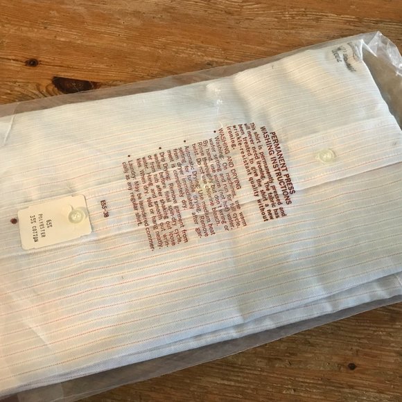 Vintage Deadstock JON MAURICE FASHION For ESSLEY 1970s striped button down shirt - Picture 9 of 12